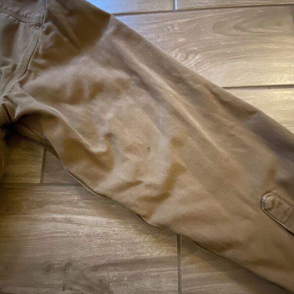 Vintage LL Bean Jacket Men 2XL Tall Brown Barn Chore Coat Field Plaid Lined - Picture 10 of 14